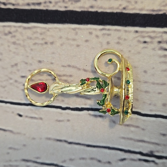 Vintage Candlestick Pin - Picture 2 of 6